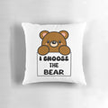 I Choose Bear" pillow featuring a bear design, perfect for feminist women