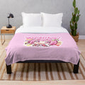Emu Otori inspired plush blanket featuring Project Sekai characters