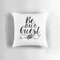 Disney "Be Our Guest" pillow featuring characters from Beauty and the Beast