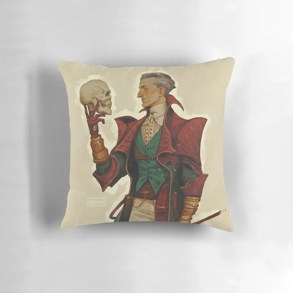 Emmrich Pillow - A fantasy-inspired pillow perfect for mages, sorcerers, and fans of dragon age