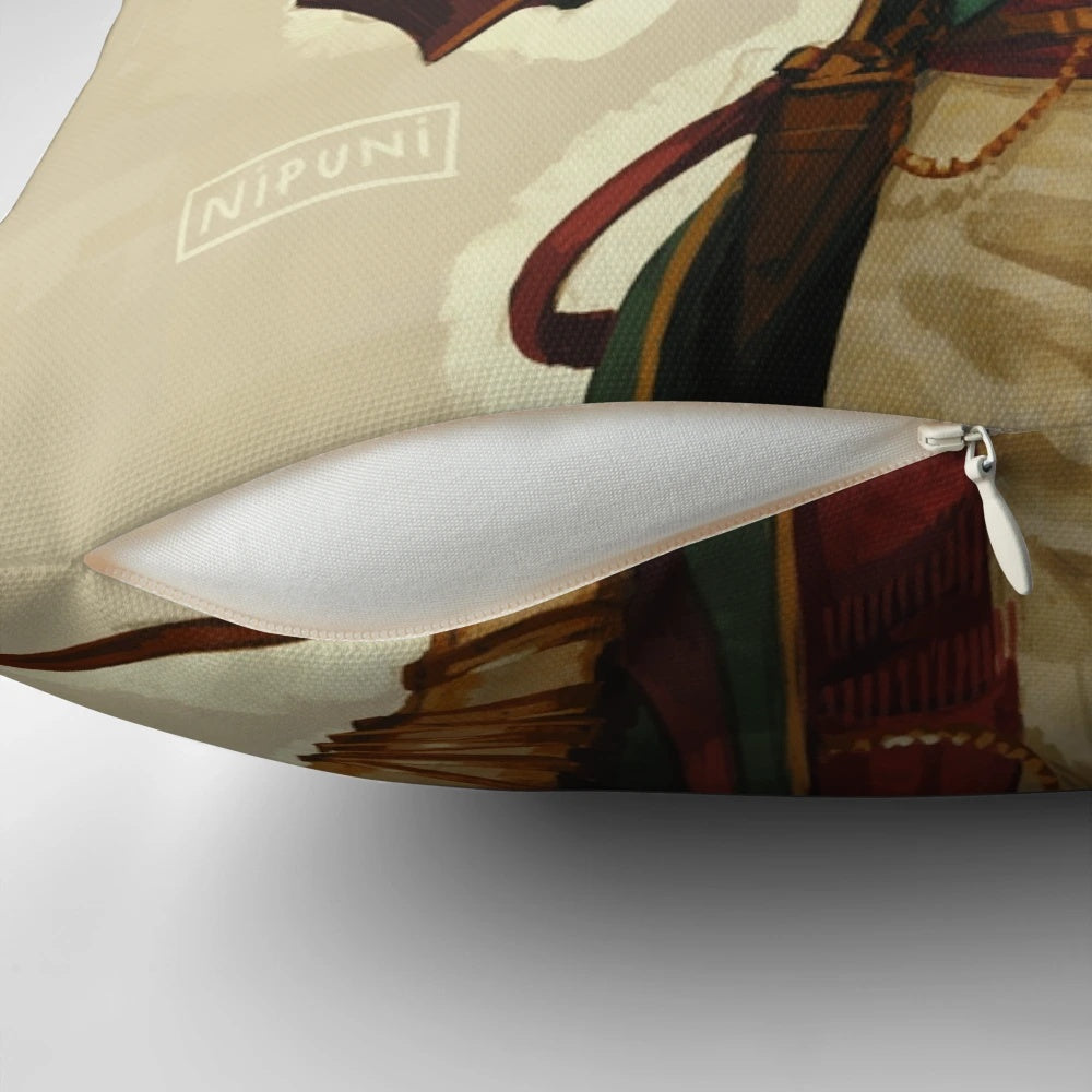Emmrich Pillow - A fantasy-inspired pillow perfect for mages, sorcerers, and fans of dragon age