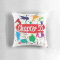 A Court of Mist and Fury-inspired pillow featuring Rhysand and Feyre from the fantasy book series by Sarah J. Maas