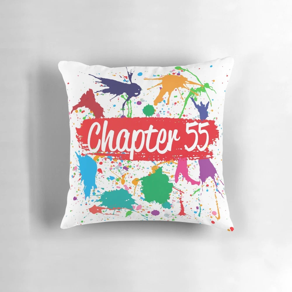 A Court of Mist and Fury-inspired pillow featuring Rhysand and Feyre from the fantasy book series by Sarah J. Maas