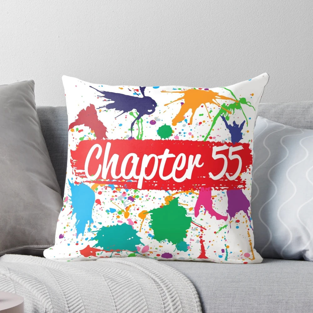 A Court of Mist and Fury-inspired pillow featuring Rhysand and Feyre from the fantasy book series by Sarah J. Maas