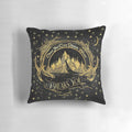 Soft, plush pillow featuring a quote from the fantasy novel "A Court of Wings and Ruin