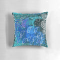 Beautifully designed abstract bird throw pillow with a spiritual, modern aesthetic.