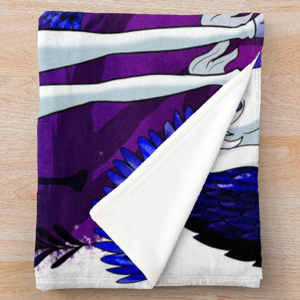 Amalthea Plush Blanket - Inspired by the fantasy classic The Last Unicorn