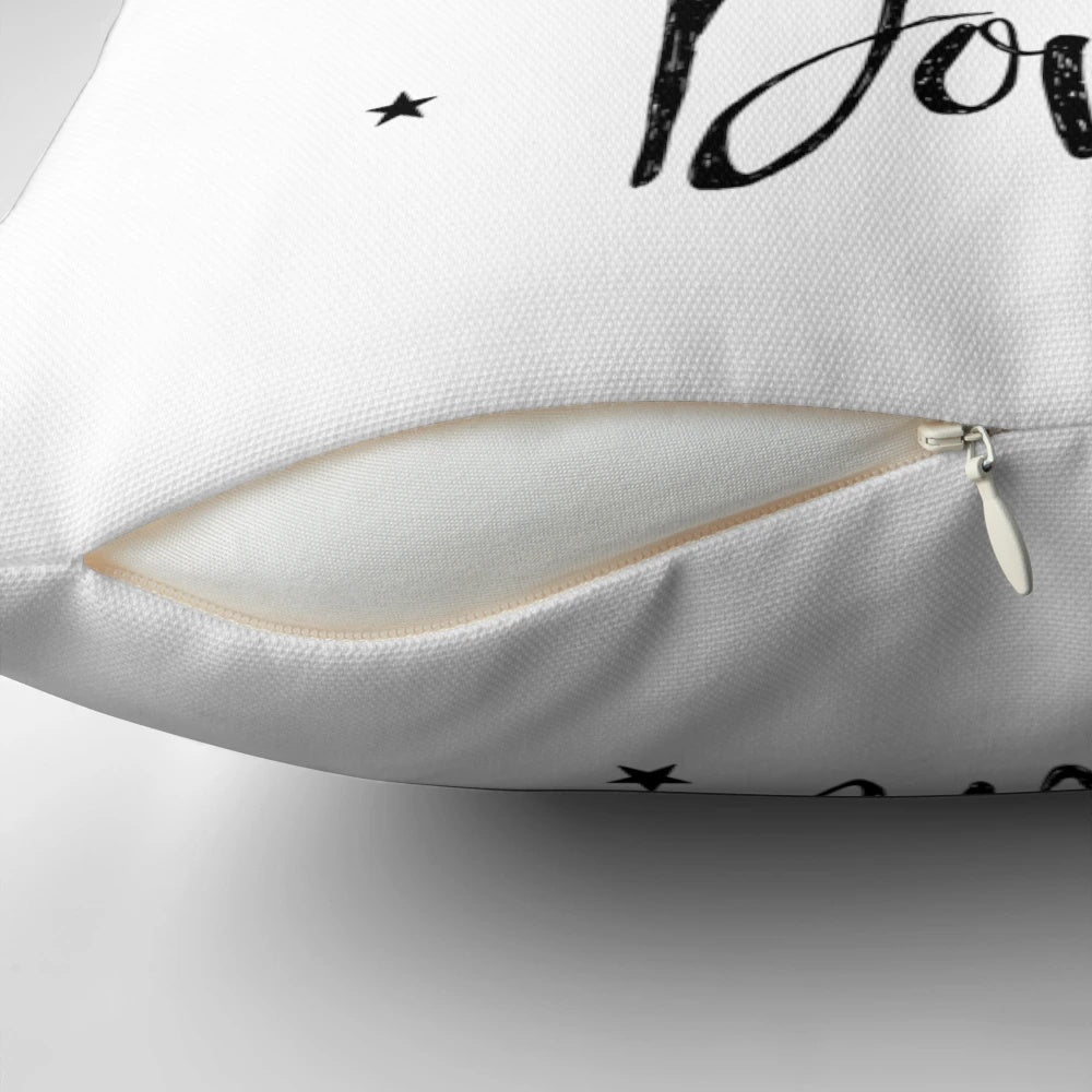 Jareth and Sarah from the movie Labyrinth on a decorative throw pillow