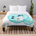 Soft and plush avatar-inspired blanket with a magical, fantasy design