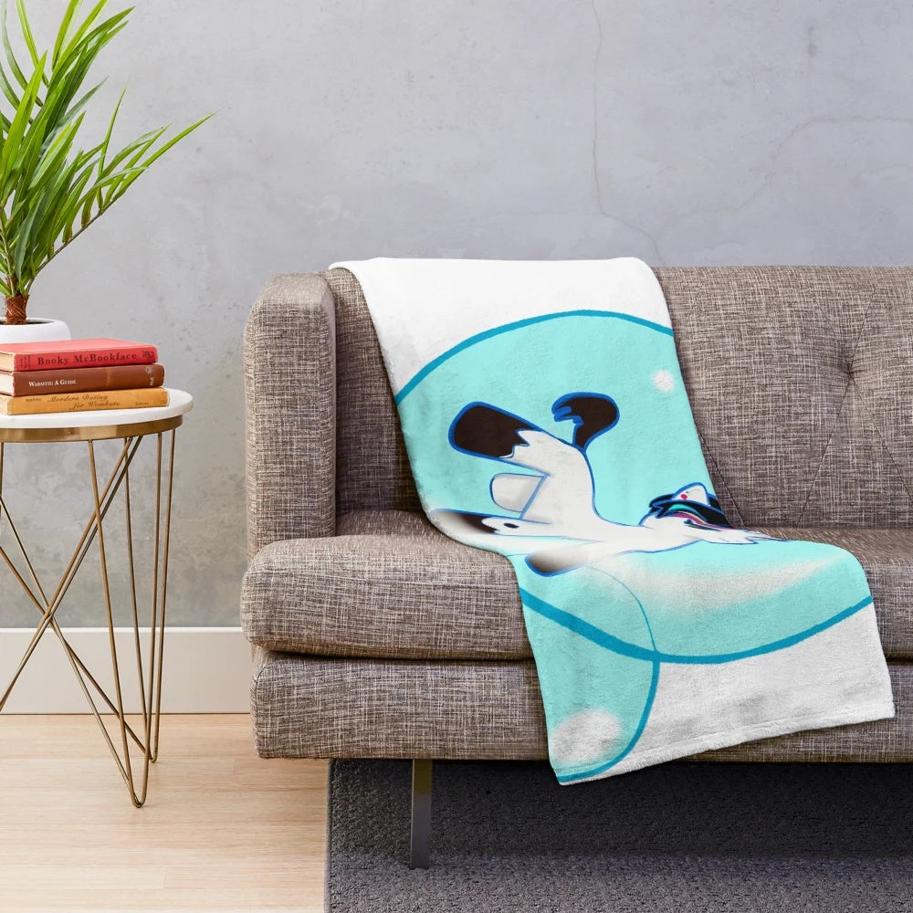 Soft and plush avatar-inspired blanket with a magical, fantasy design