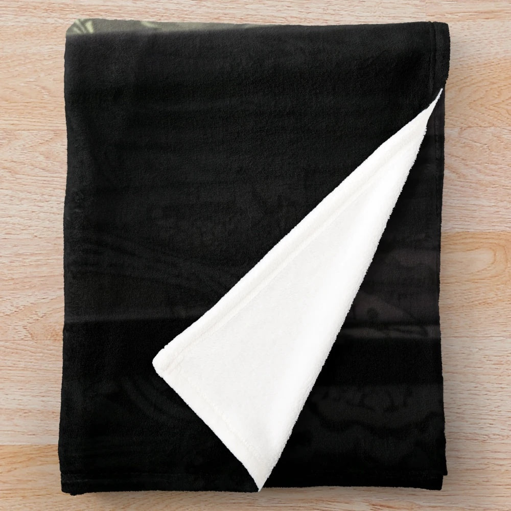 Bad Nun Plush Blanket with Occult and Demonic Designs