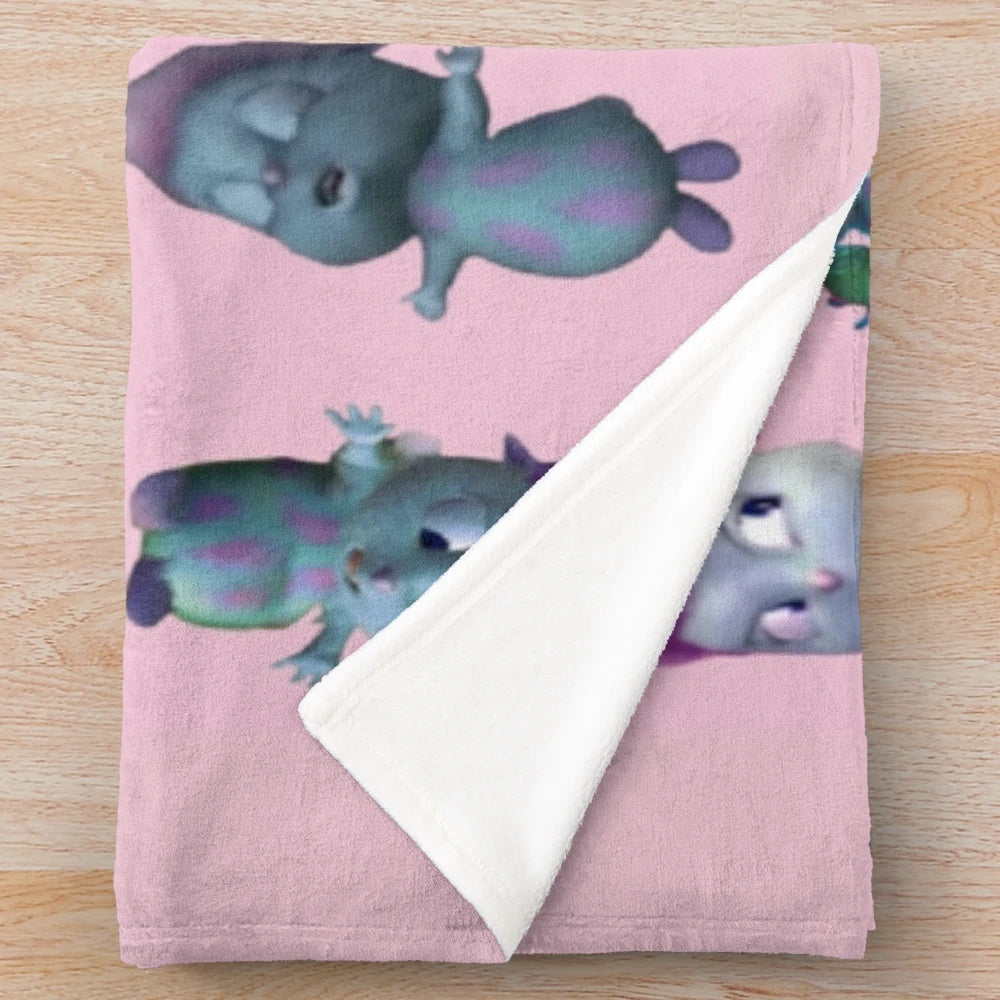 Bibble Expressions plush blanket featuring whimsical fairytopia-inspired design
