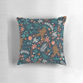 Colorful floral pattern featuring a hidden bigfoot figure, perfect for paranormal enthusiasts and nature lovers.