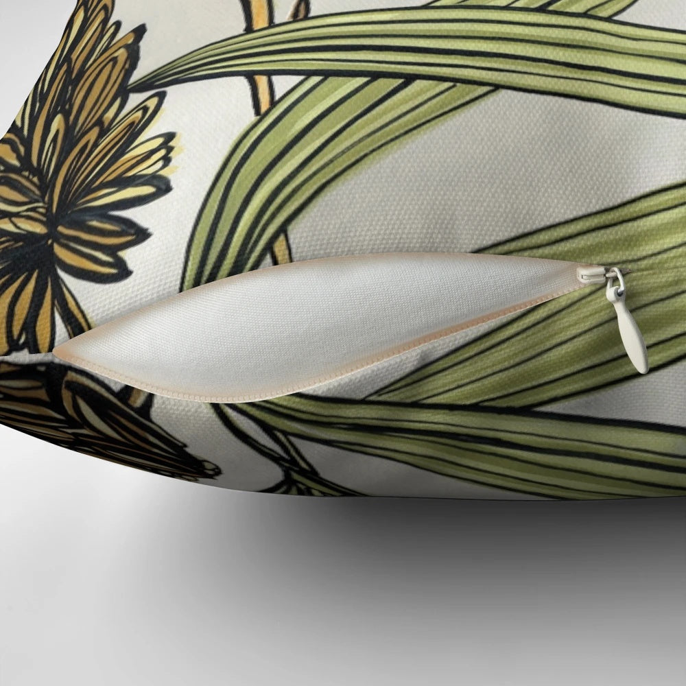 Vibrant blue fairy wren bird printed on a soft pillow, showcasing the beauty of Australian native wildlife.