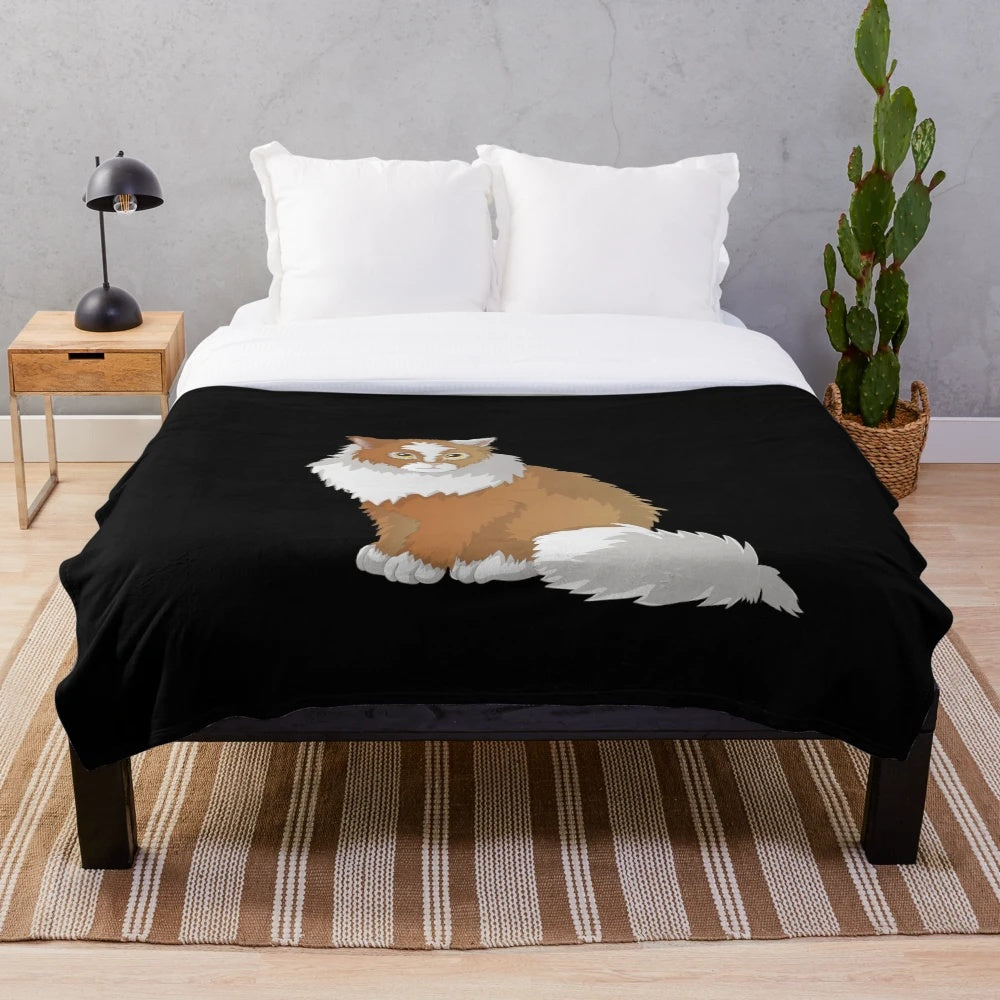 Cat Plush Blanket featuring Legendary Mythical Creatures