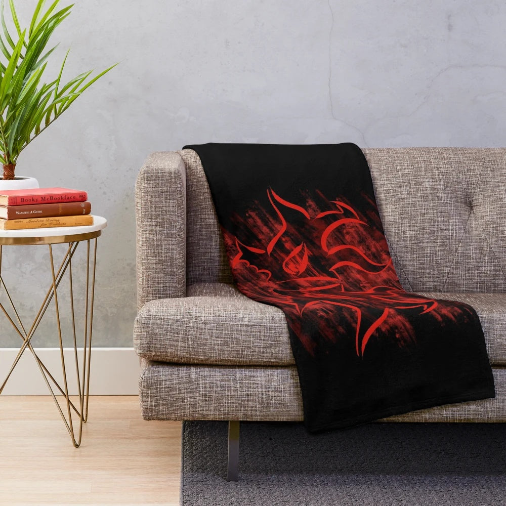 Cult of Rakdos inspired plush blanket from Magic the Gathering