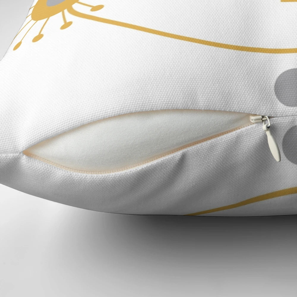 A cozy and whimsical pillow featuring the iconic "It's a Small World" design from Disney's Fantasyland.