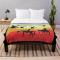 Don Quixote Plush Blanket featuring the iconic hero of the Spanish literary classic