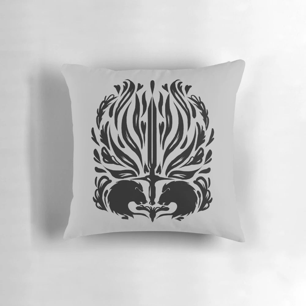 Soft, high-quality pillow with a stunning fantasy art design featuring Cullen from the "Dragon Age" video game series.