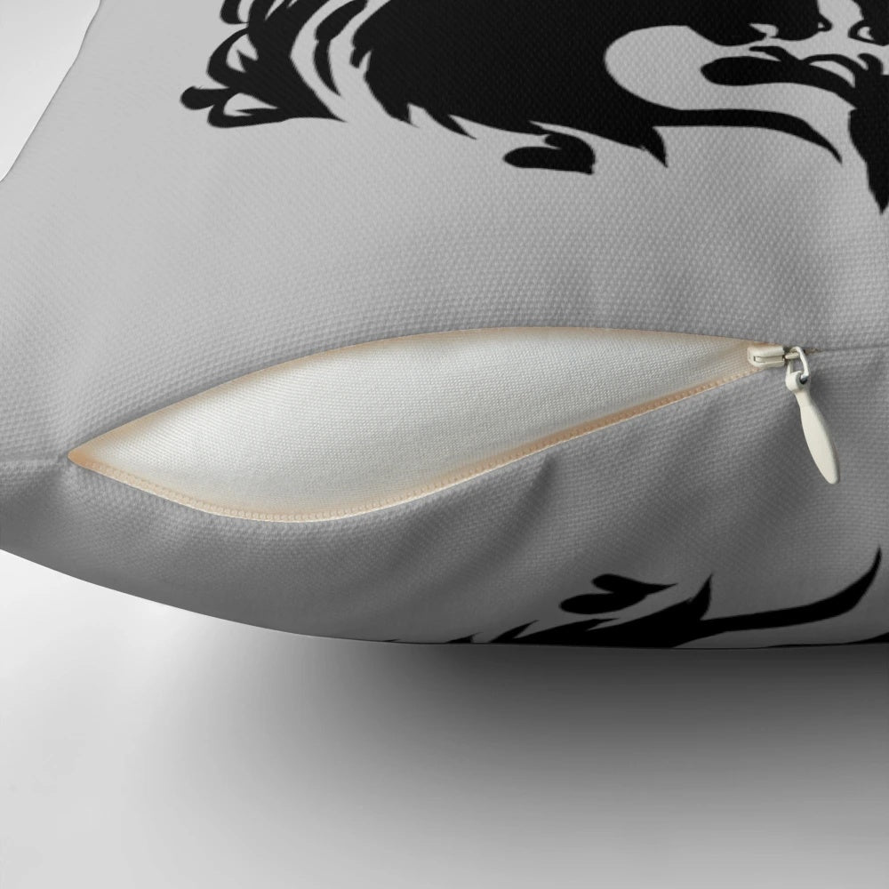 Soft, high-quality pillow with a stunning fantasy art design featuring Cullen from the "Dragon Age" video game series.