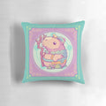 Soft, plush pillow featuring a whimsical druid capybara design, perfect for fantasy enthusiasts.