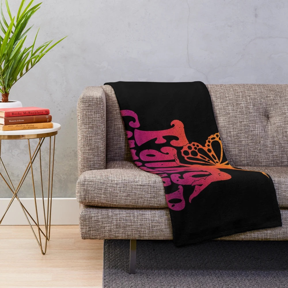 Fairy plush blanket featuring legendary fantasy animals