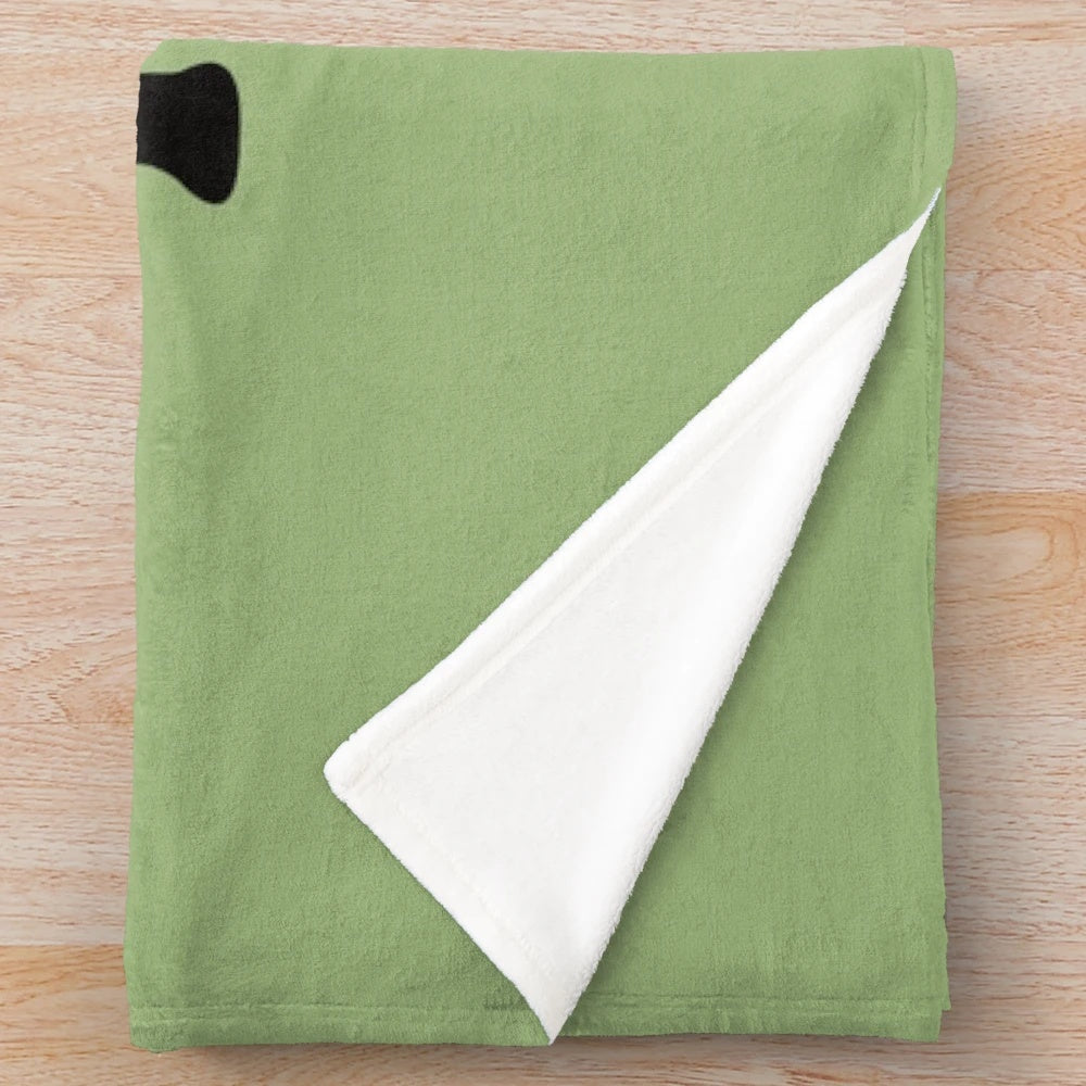 Fairy-inspired plush blanket with whimsical nature design