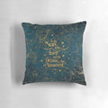 Decorative pillow with fantasy book series inspired design