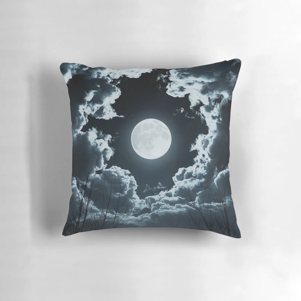 Vibrant fantasy moonlight pillow featuring anime, gaming, and pop culture inspired design