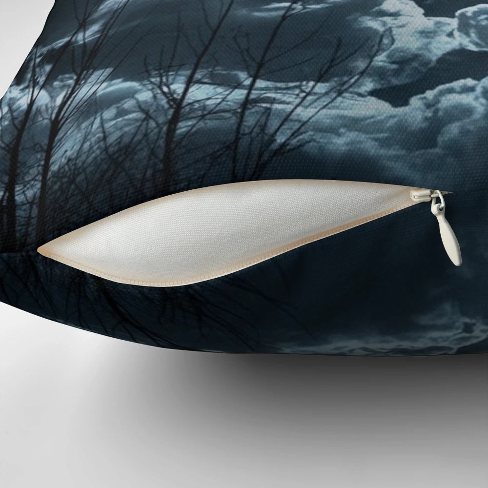 Vibrant fantasy moonlight pillow featuring anime, gaming, and pop culture inspired design