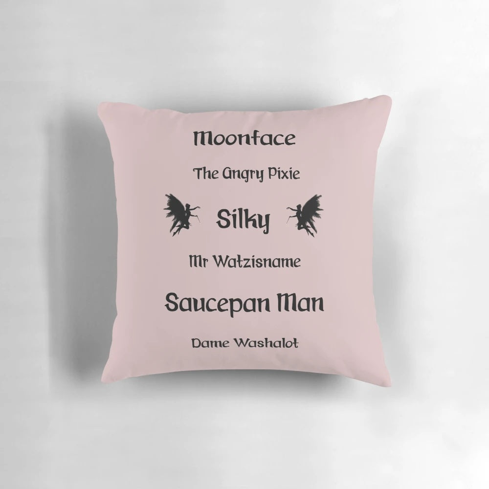 Soft, plush pillow featuring characters and imagery from the classic Enid Blyton Faraway Tree series.