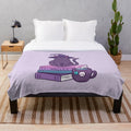 Nikury Plush Blanket featuring a feline familiar design