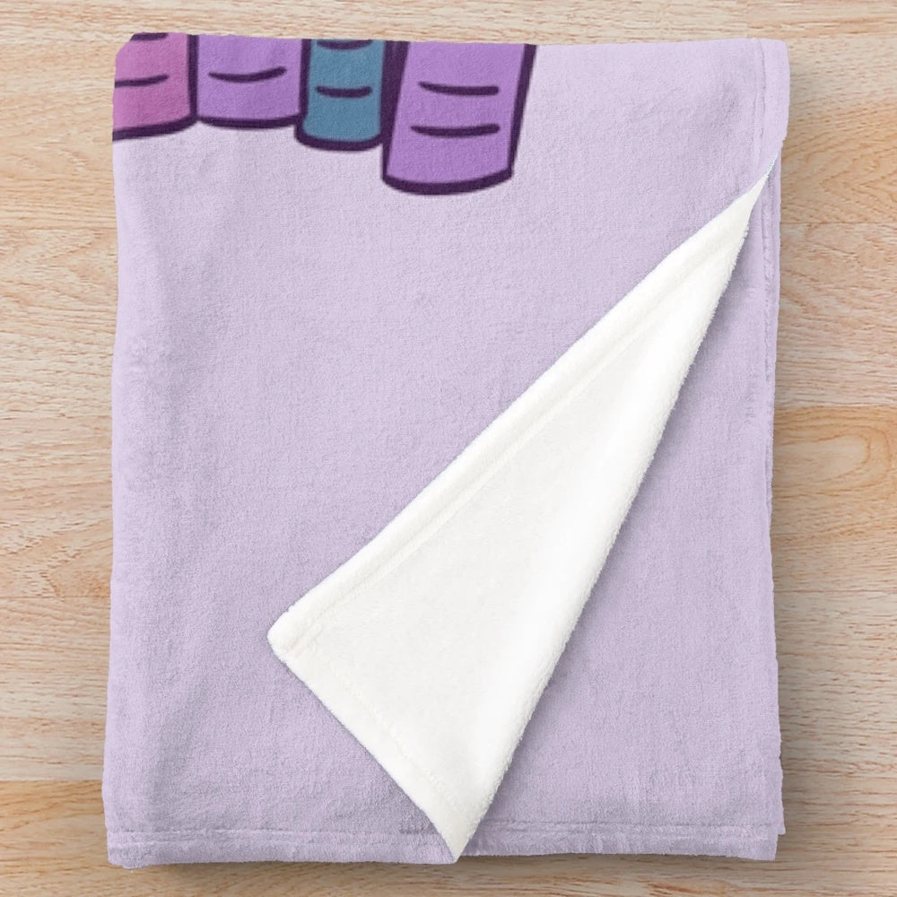 Nikury Plush Blanket featuring a feline familiar design