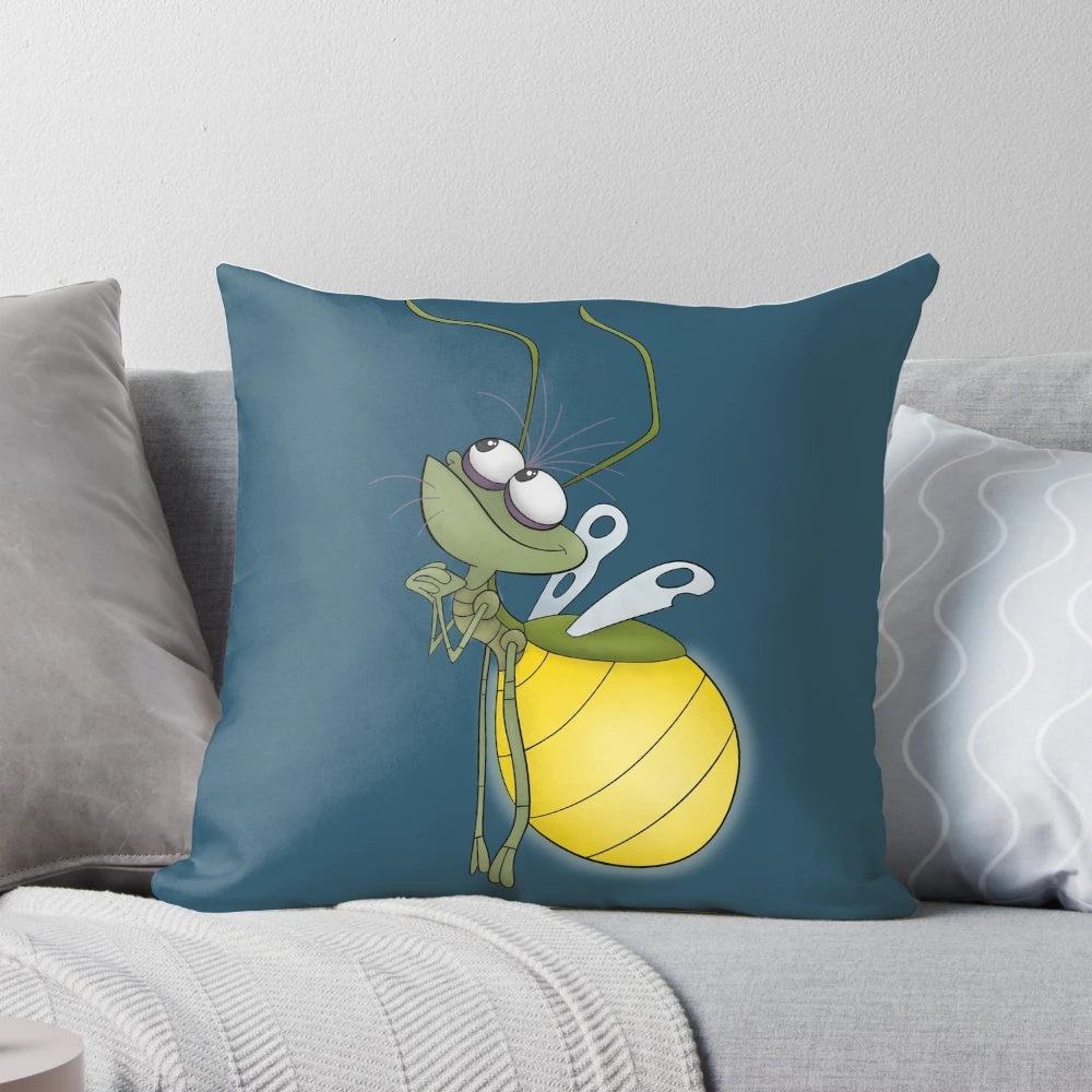 Plush Firefly Ray Pillow, featuring the beloved Disney character Princess Tiana