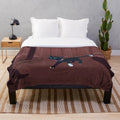 Scourge of the Forest Plush Blanket featuring a cozy, cat-inspired design