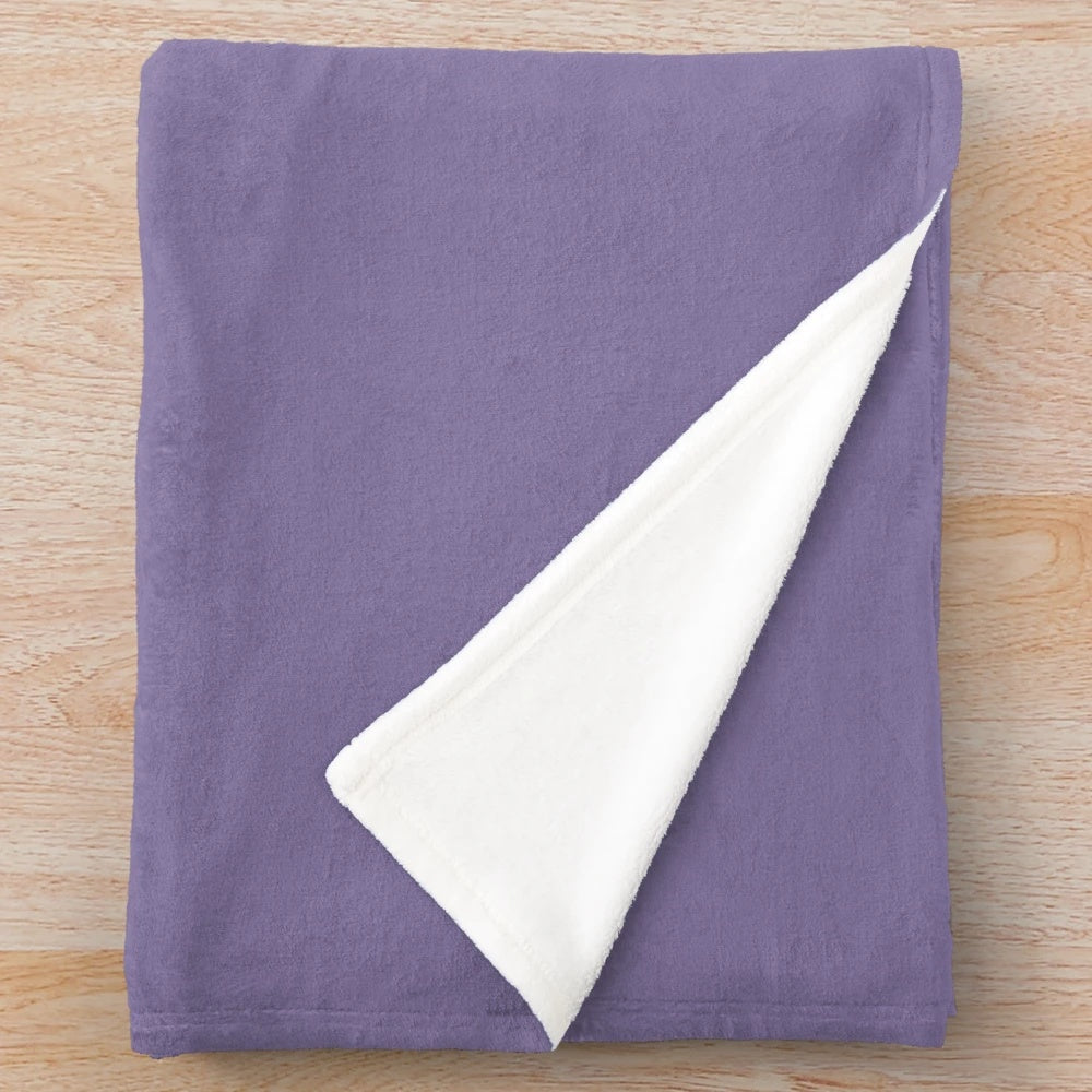 Plush garden witch themed blanket for cozy home decor