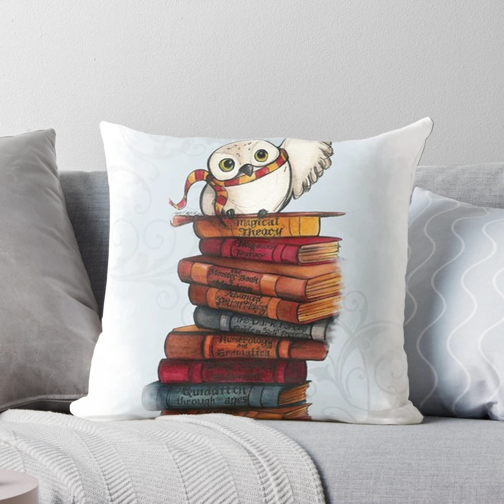 Soft Hedwig Owl Pillow Inspired by the Beloved Harry Potter Series