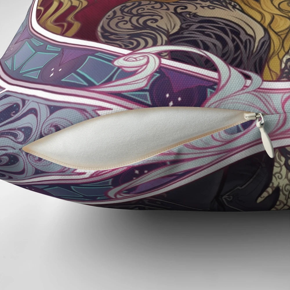 Cozy and stylish "The Inner Circle" pillow inspired by the ACOTAR fantasy book series