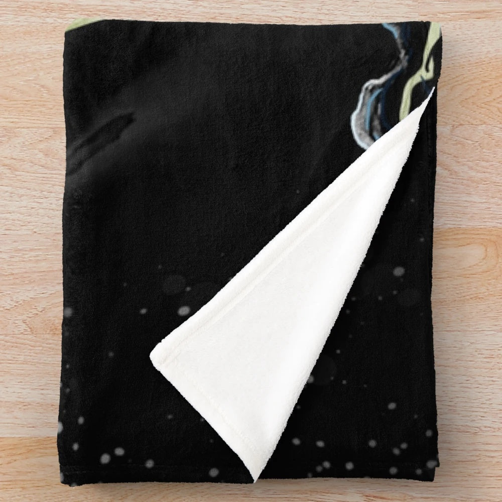 Soft, cozy plush blanket featuring beautiful koi fish design