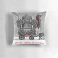 Festive Krampus-themed Calliope Pillow Decor