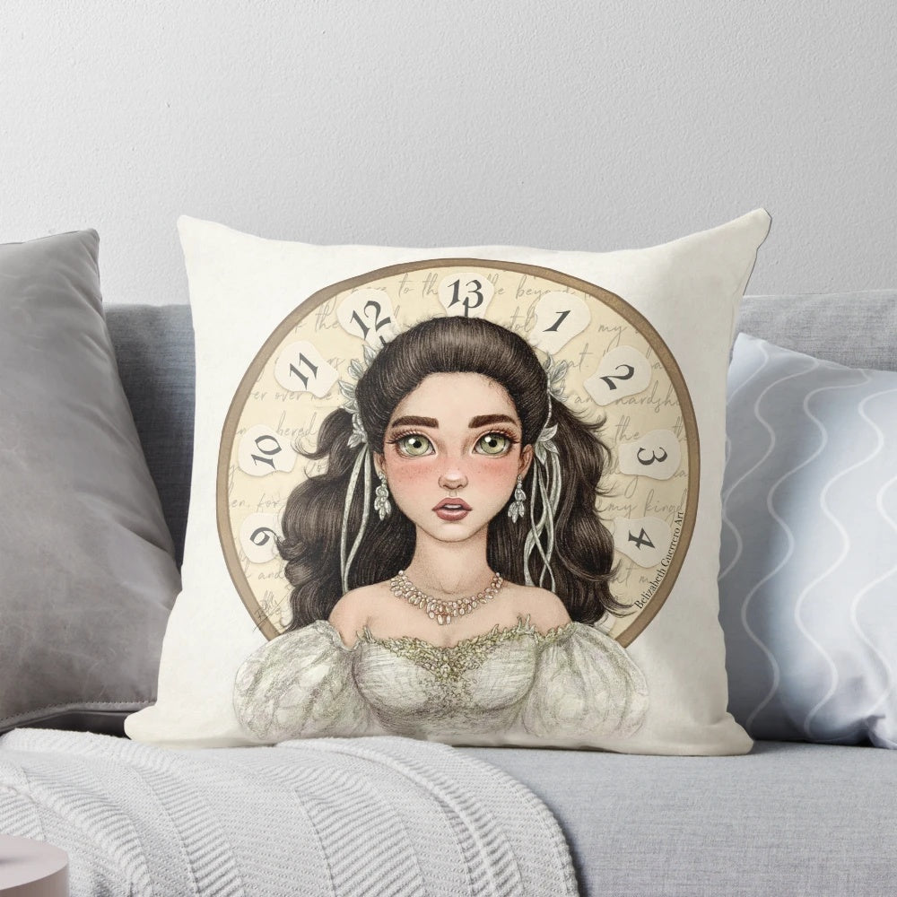 Whimsical labyrinth-themed ball pillow for fantasy-inspired decor and celebrations