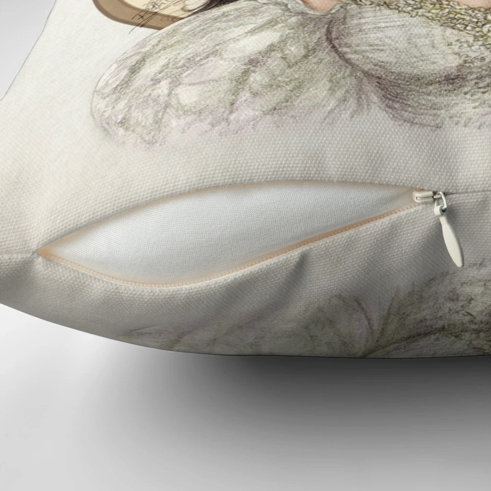 Whimsical labyrinth-themed ball pillow for fantasy-inspired decor and celebrations