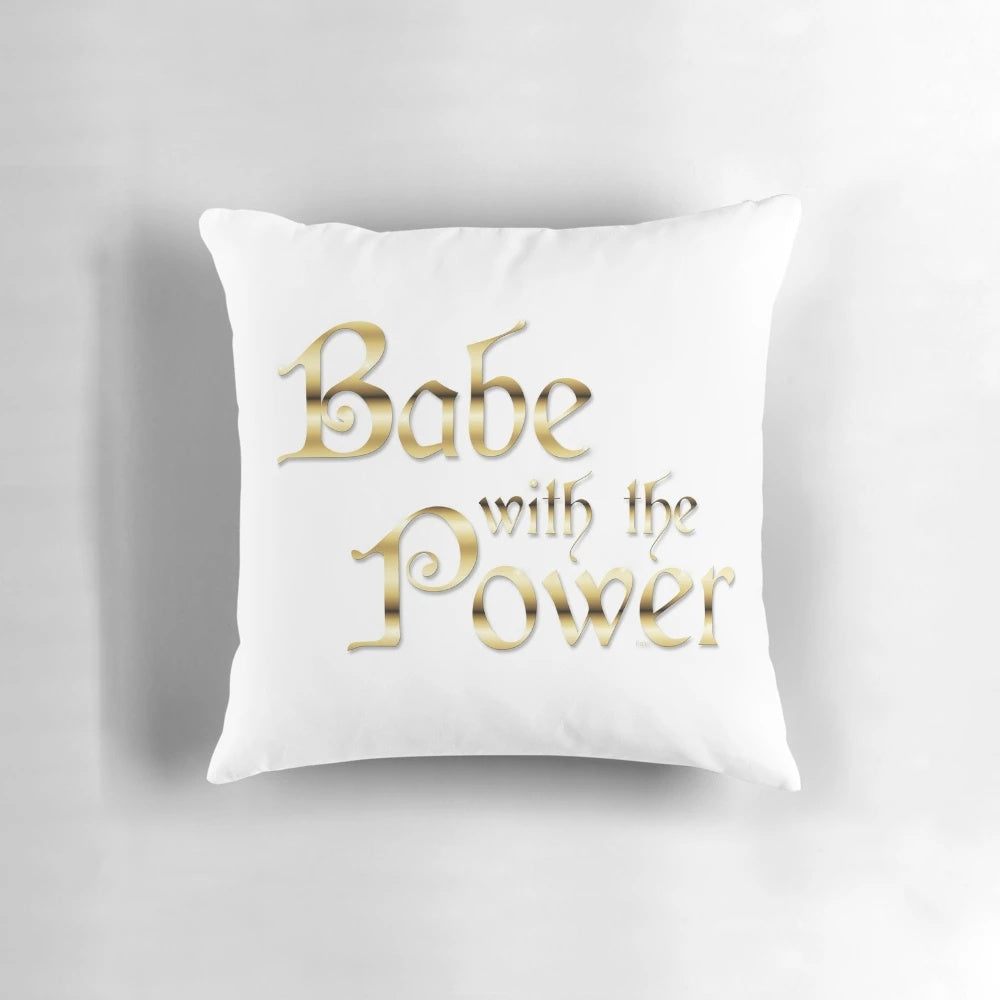 Pillow featuring enchanting characters and quotes from the classic film "Labyrinth"