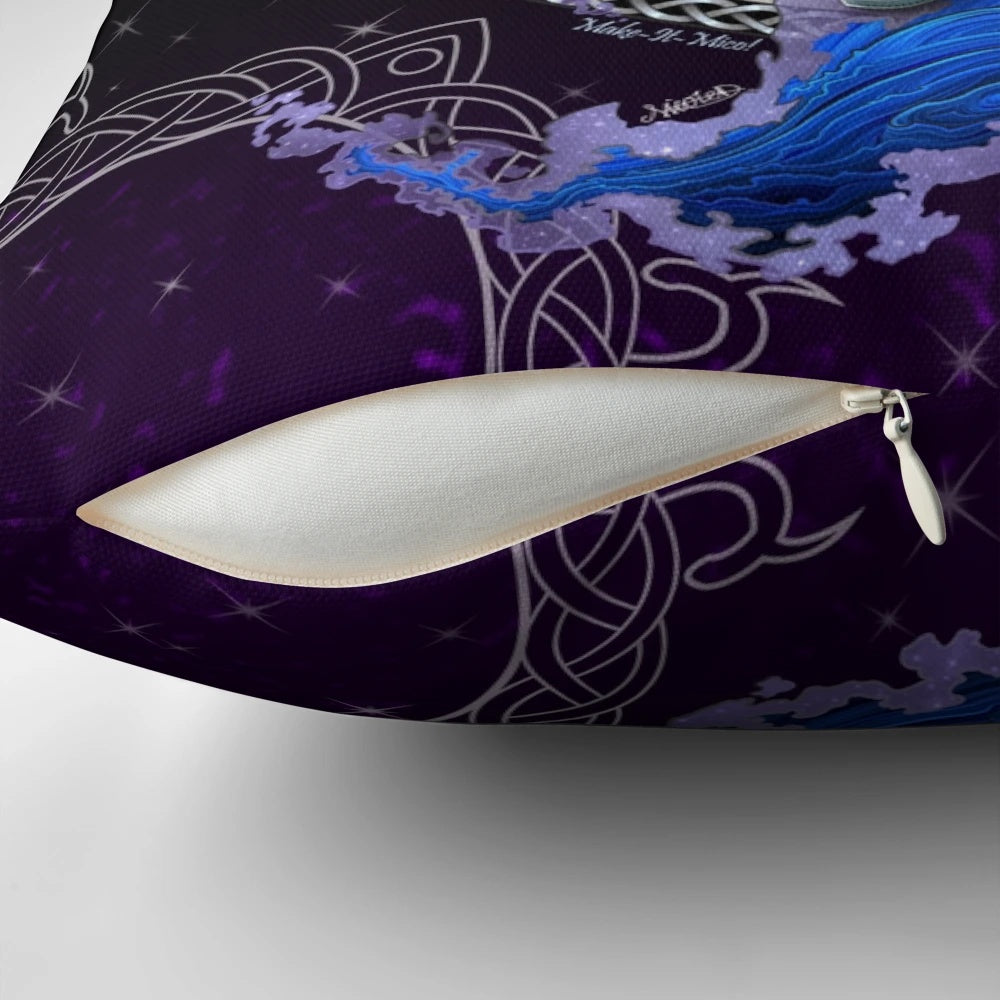 A decorative throw pillow featuring Princess Luna from the My Little Pony: Friendship is Magic series.