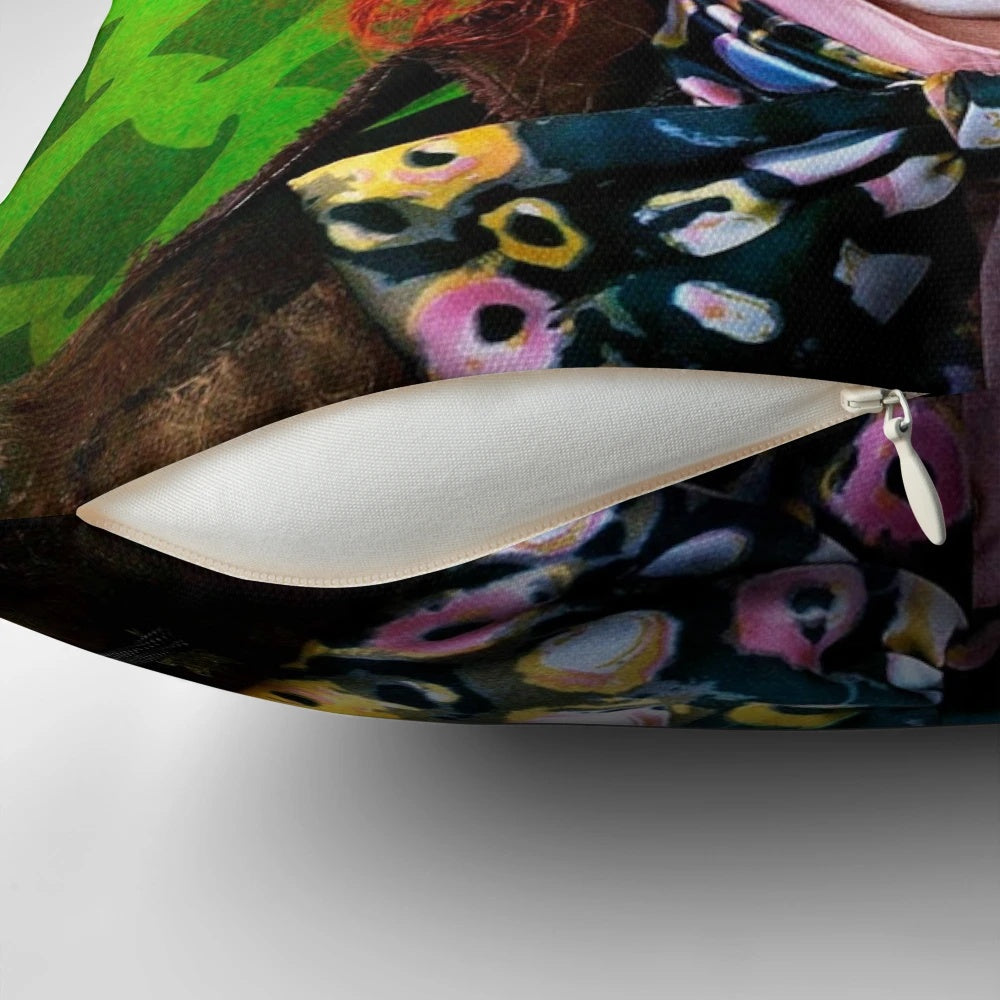 Mad Hatter Pillow Inspired by the Iconic Character from Alice in Wonderland