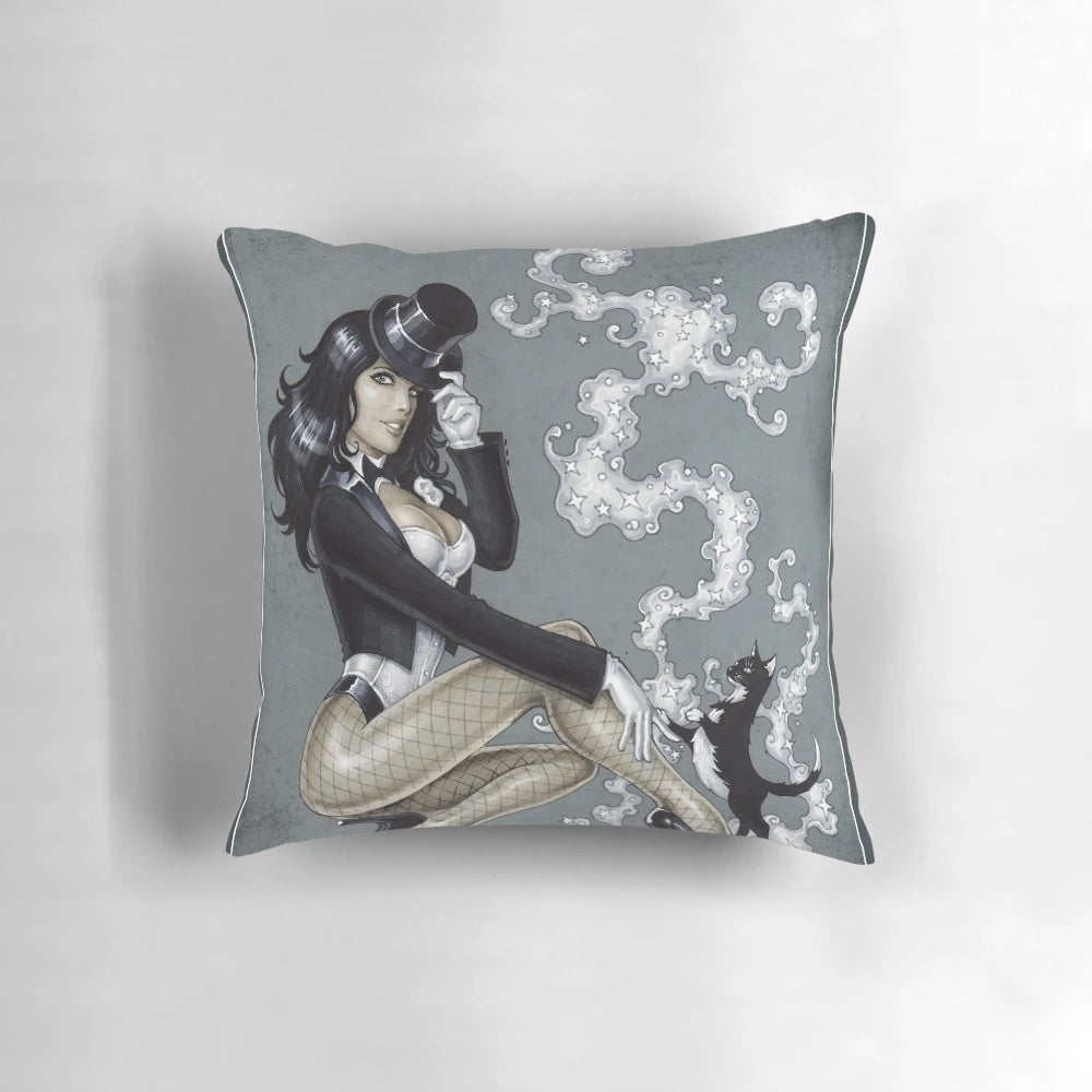 Magical Pillow featuring Zatanna, the enchanting female superhero from DC Comics