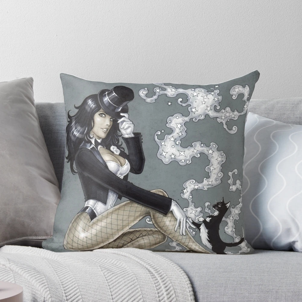 Magical Pillow featuring Zatanna, the enchanting female superhero from DC Comics