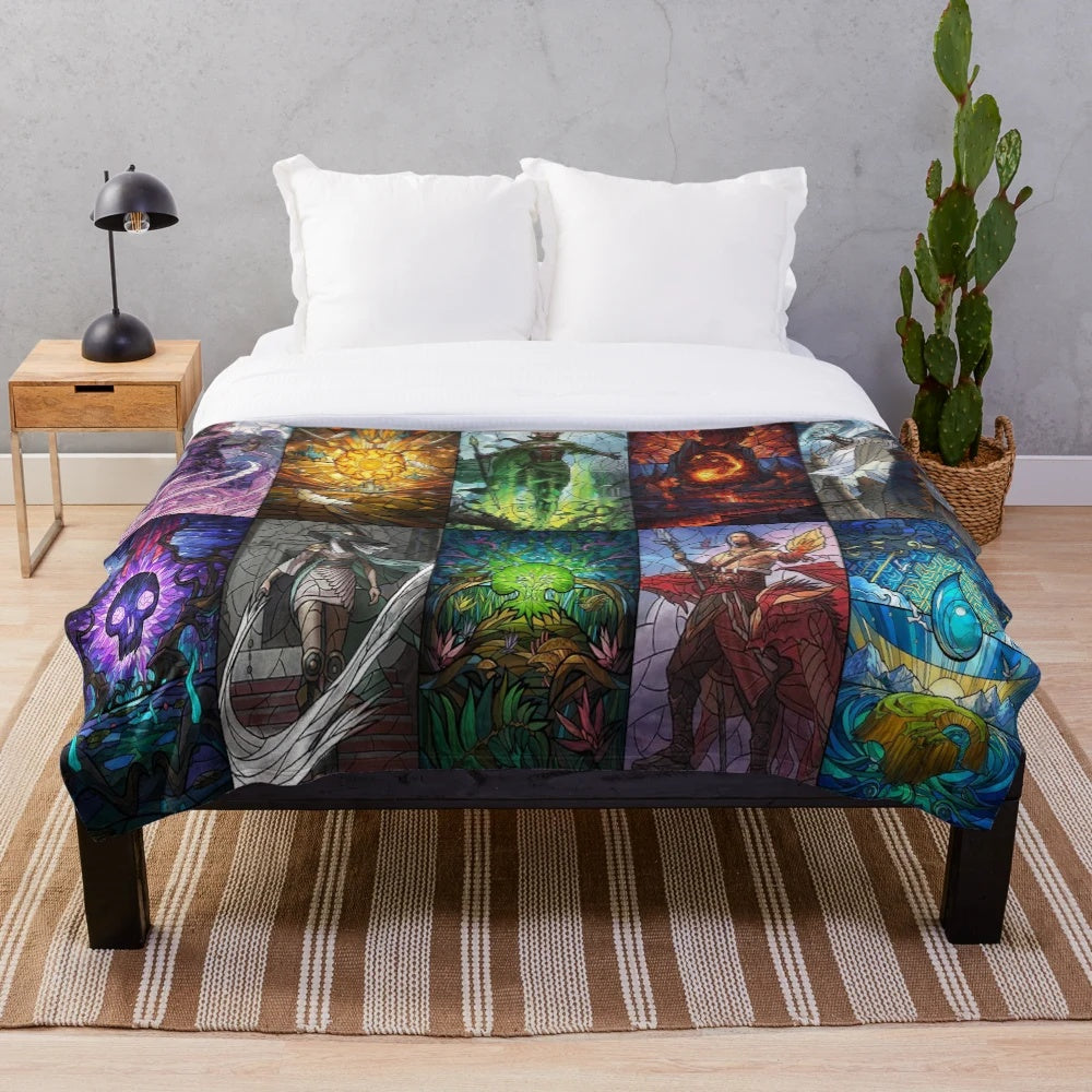 Soft and cozy magic plush blanket for relaxation