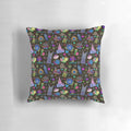 Colorful and vibrant pillow featuring the iconic Main Street Electrical Parade from Disney theme parks