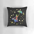 Mary Poppins-themed throw pillow with whimsical nanny character